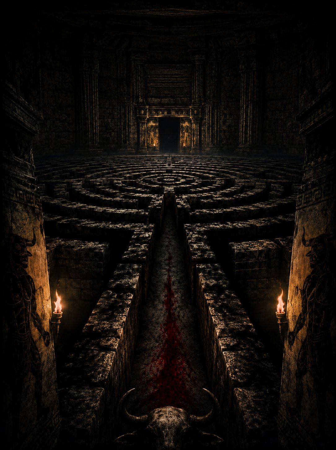 The Labyrinth — horror mystery thriller feature film poster, DVSNRY Pictures