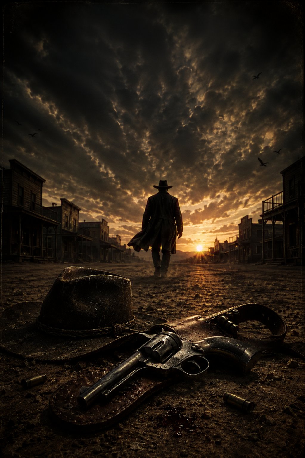 The Man Who Killed Ringo — action western drama feature film poster, DVSNRY Pictures